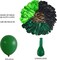 Miner Crafting Birthday Party Supplies - 115 Pcs Miner Crafting Balloon Garland Arch Kit, Green Brown Balloon Arch Decorations For Video Game Theme Miner Crafting Party Decorations Backdrop